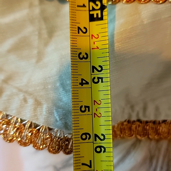 Light Green Tank with embellished gold trim - Picture 5 of 9